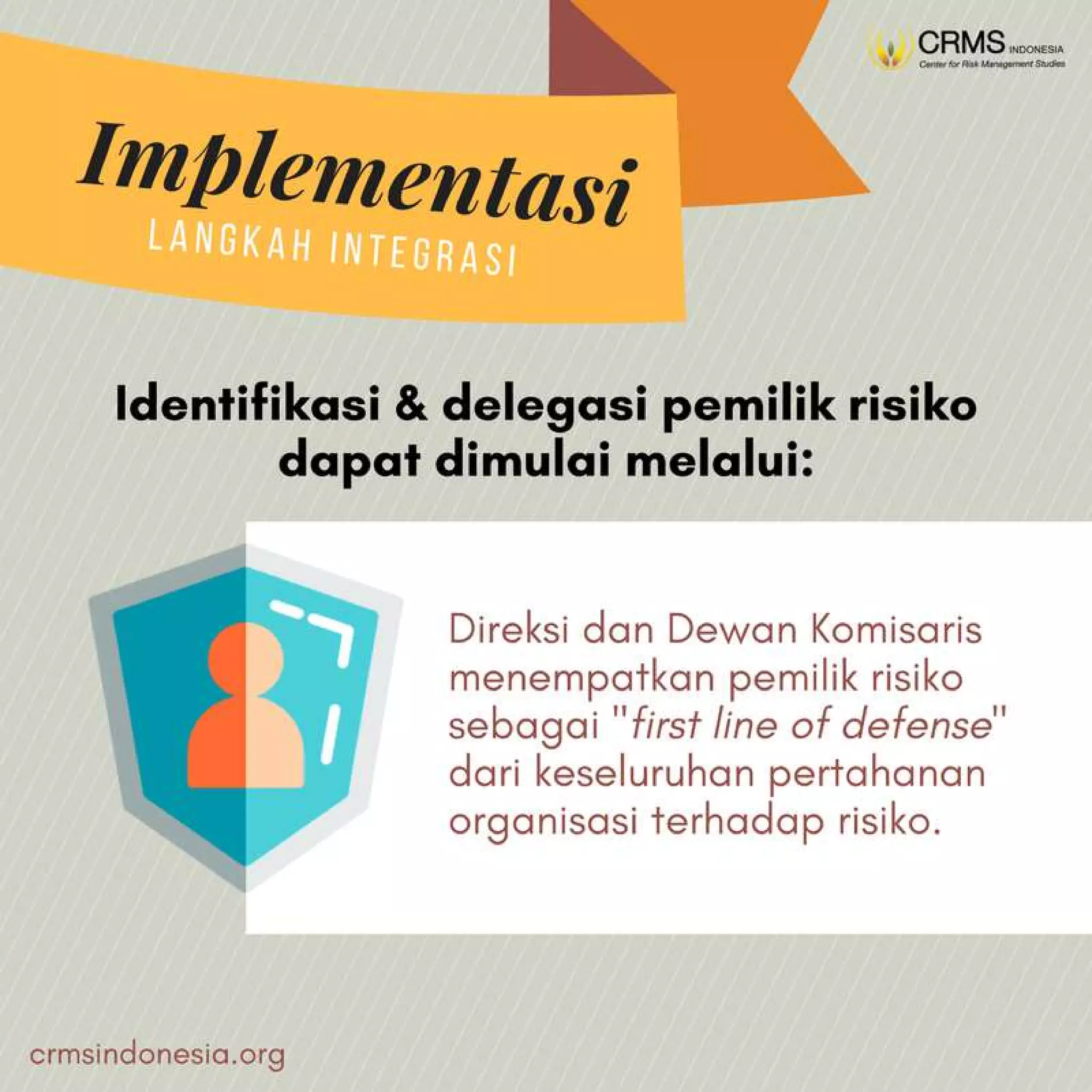 Integrasi ISO 31000 dan ISO 9001 - CRMS Indonesia