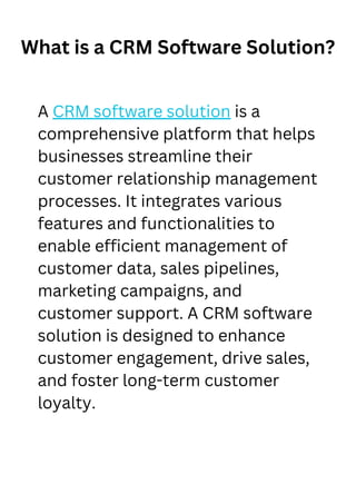 crm meaning