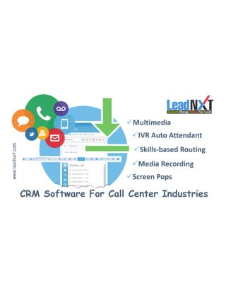 Crm software for call center