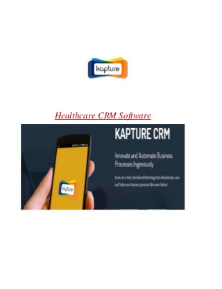 Healthcare CRM Software
 
