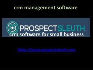crm software for small business
 