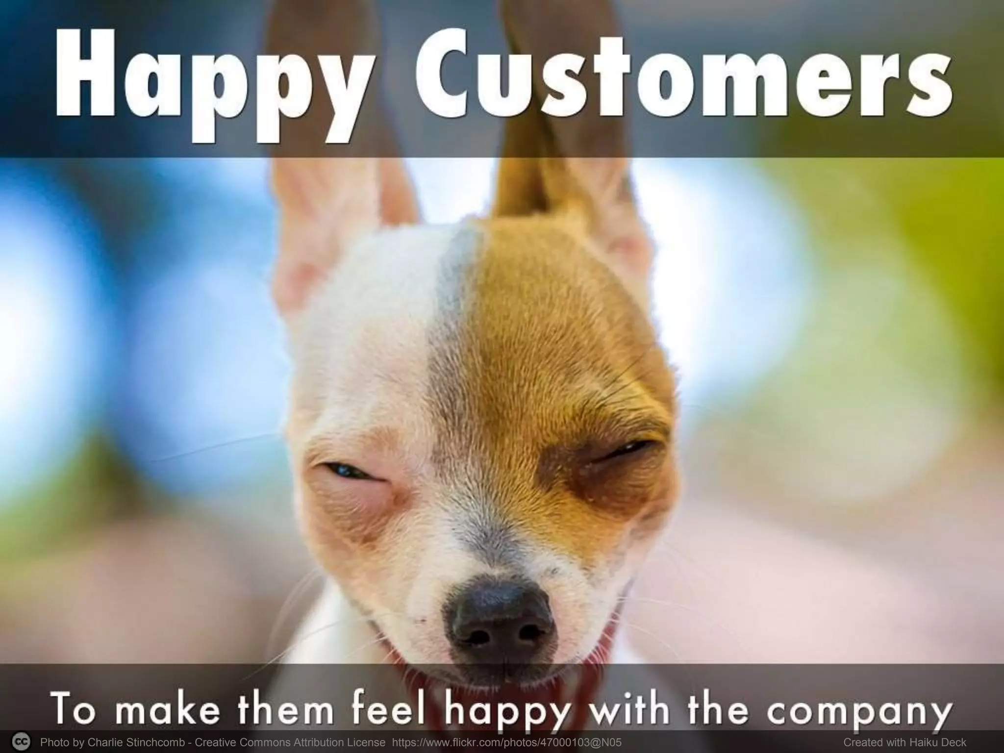 Photo by Charlie Stinchcomb - Creative Commons Attribution License https://www.flickr.com/photos/47000103@N05 Created with Haiku Deck
@gabojimenez_
 