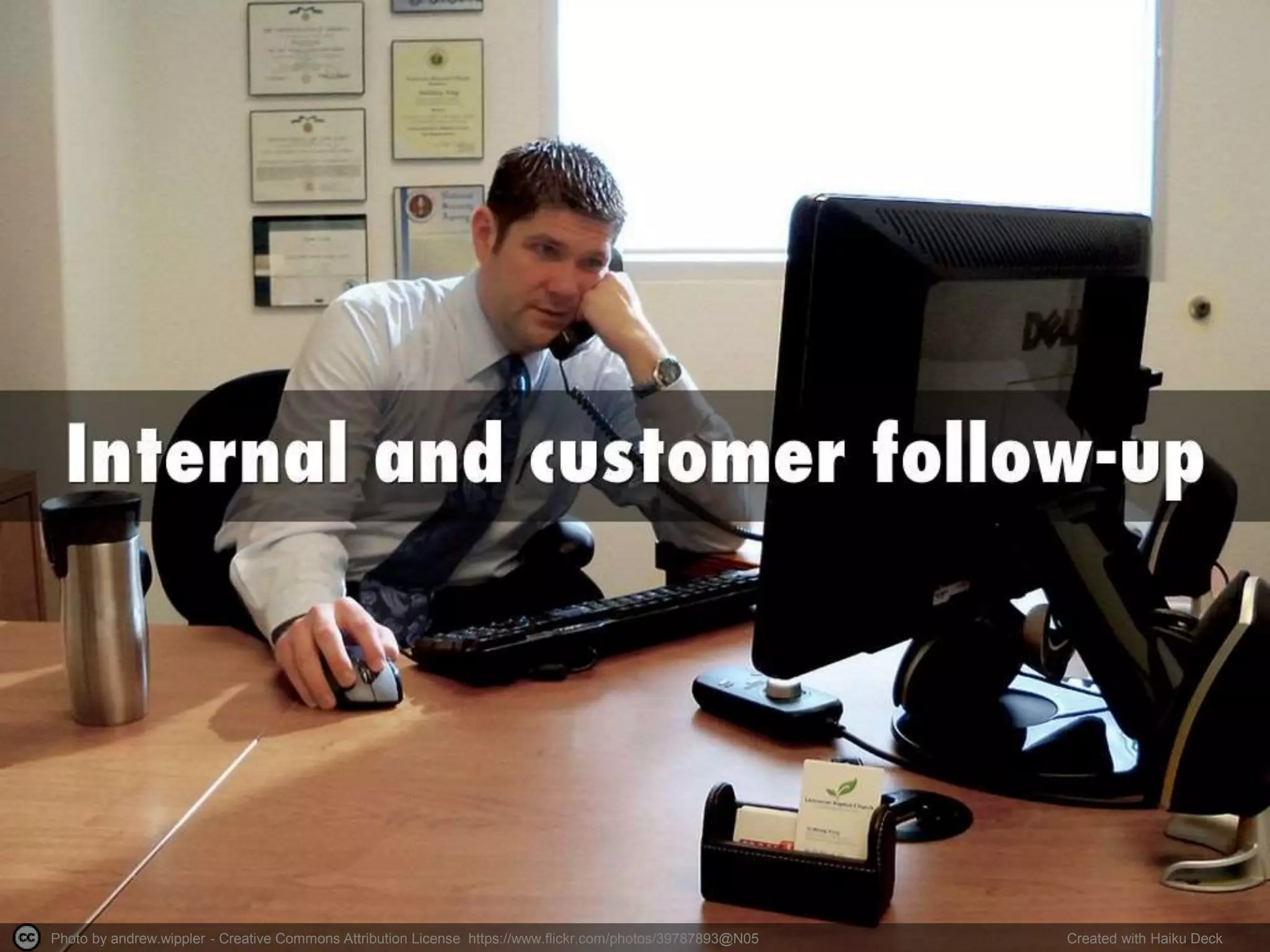 Photo by andrew.wippler - Creative Commons Attribution License https://www.flickr.com/photos/39787893@N05 Created with Haiku Deck
 