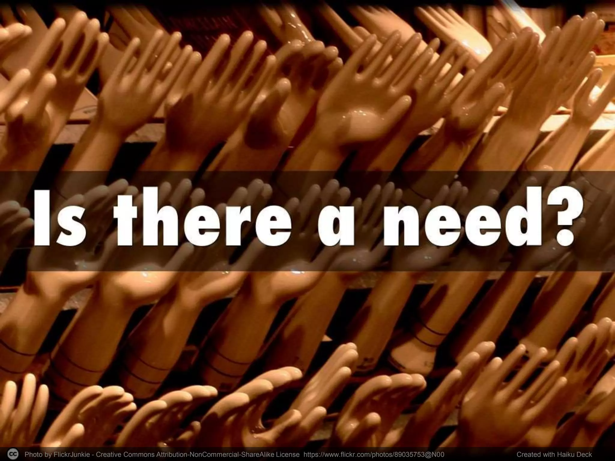 Photo by FlickrJunkie - Creative Commons Attribution-NonCommercial-ShareAlike License https://www.flickr.com/photos/89035753@N00 Created with Haiku Deck
@gabojimenez_
 