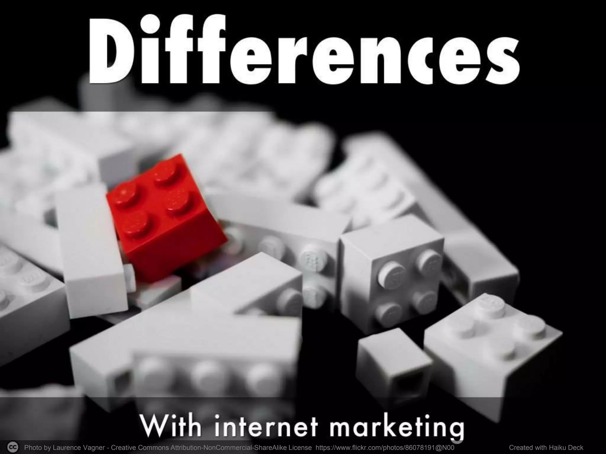 Photo by Laurence Vagner - Creative Commons Attribution-NonCommercial-ShareAlike License https://www.flickr.com/photos/86078191@N00 Created with Haiku Deck
 