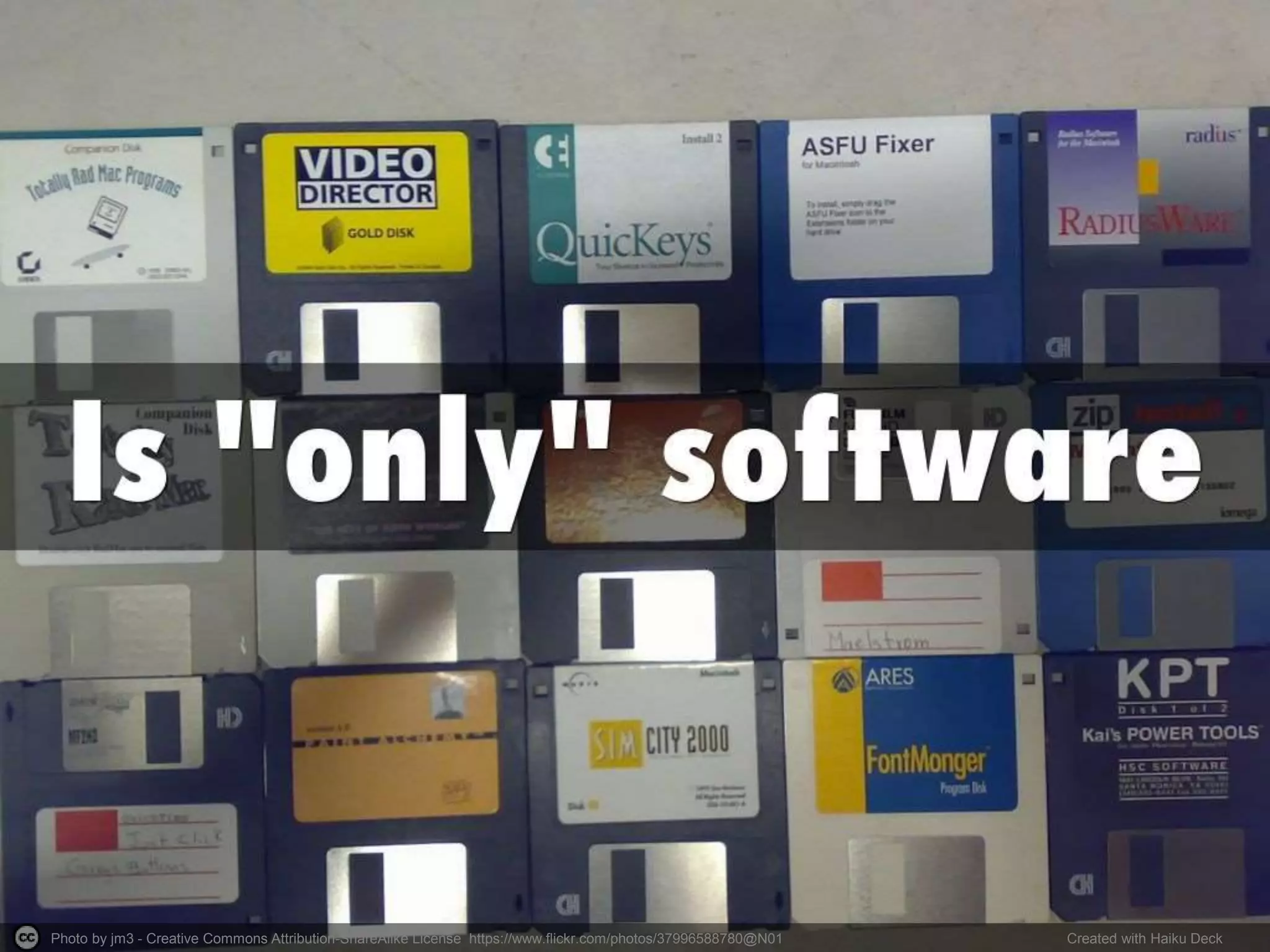 Photo by jm3 - Creative Commons Attribution-ShareAlike License https://www.flickr.com/photos/37996588780@N01 Created with Haiku Deck
 