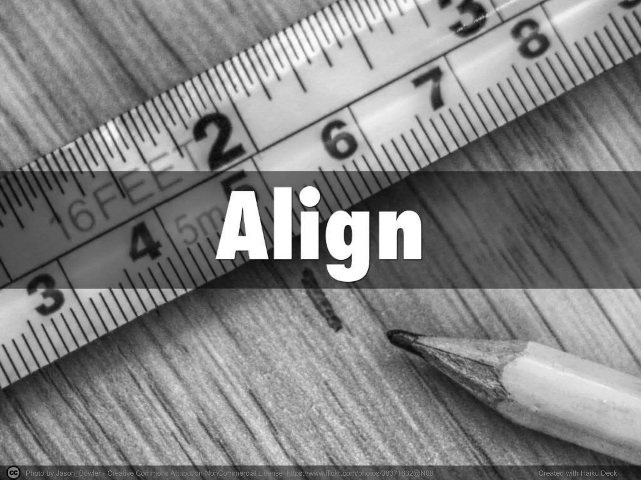 Photo by Jason_Bowler - Creative Commons Attribution-NonCommercial License https://www.flickr.com/photos/38371632@N08 Created with Haiku Deck
 