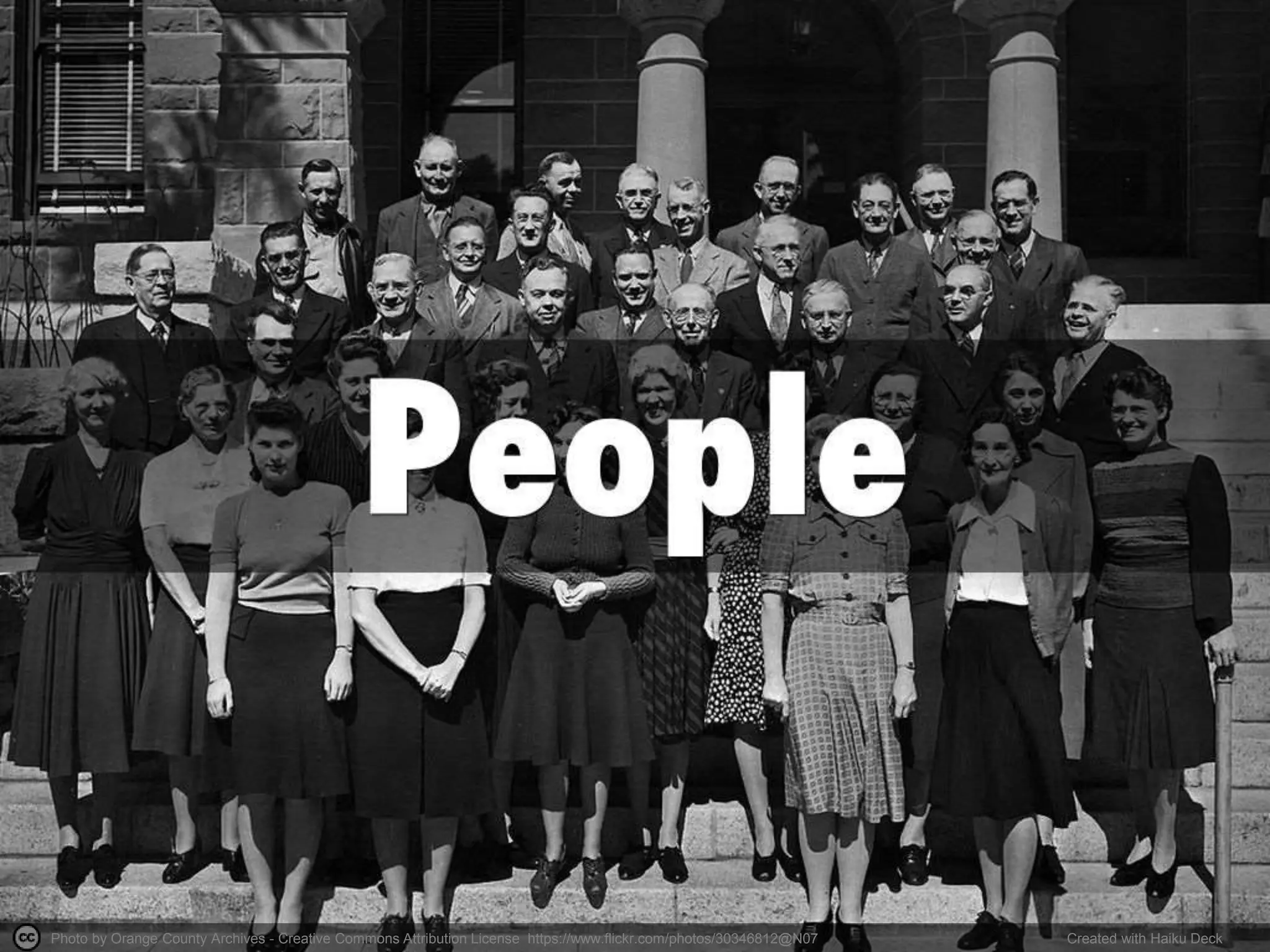 Photo by Orange County Archives - Creative Commons Attribution License https://www.flickr.com/photos/30346812@N07 Created with Haiku Deck
 