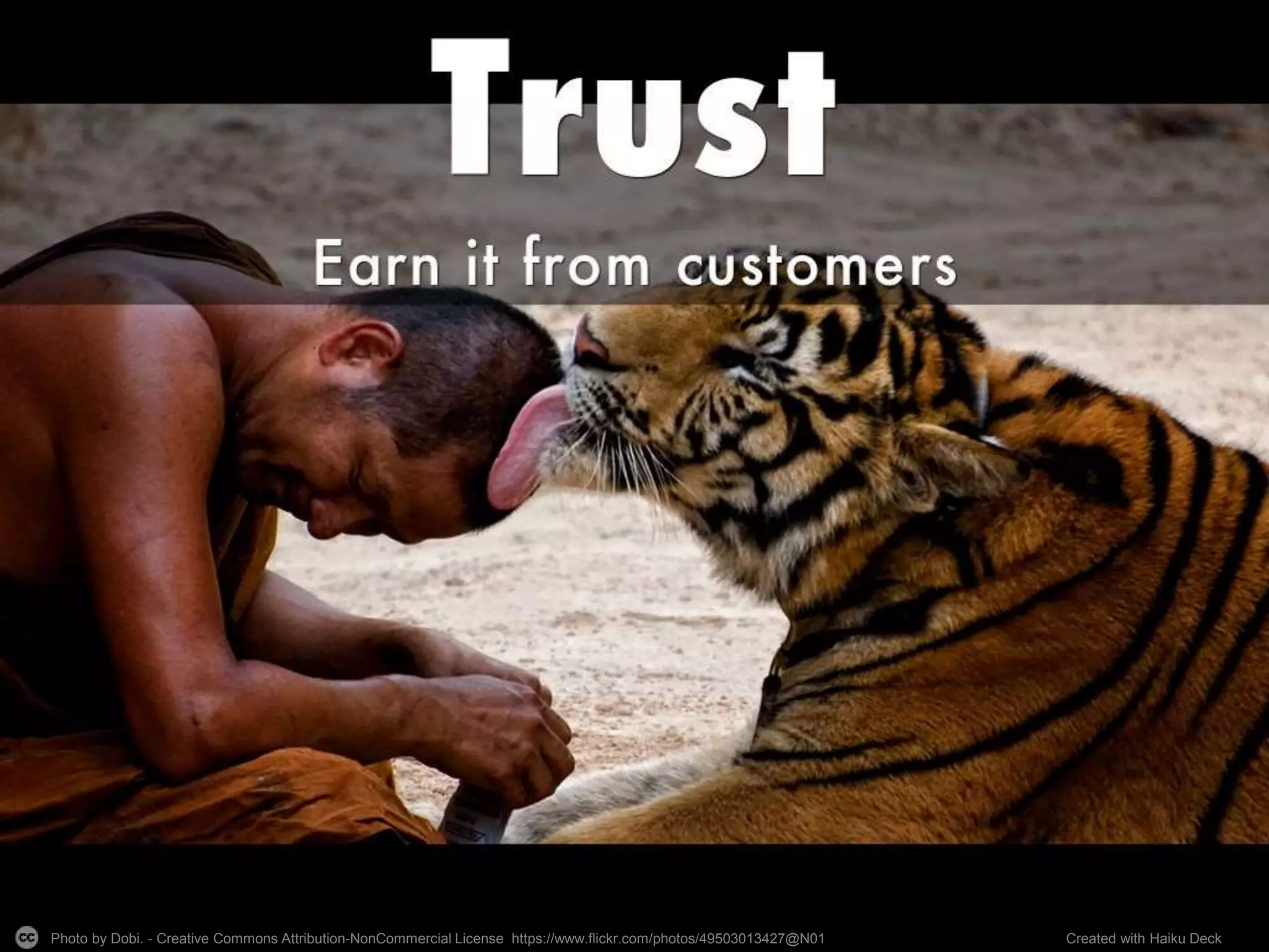 Photo by Dobi. - Creative Commons Attribution-NonCommercial License https://www.flickr.com/photos/49503013427@N01 Created with Haiku Deck
 