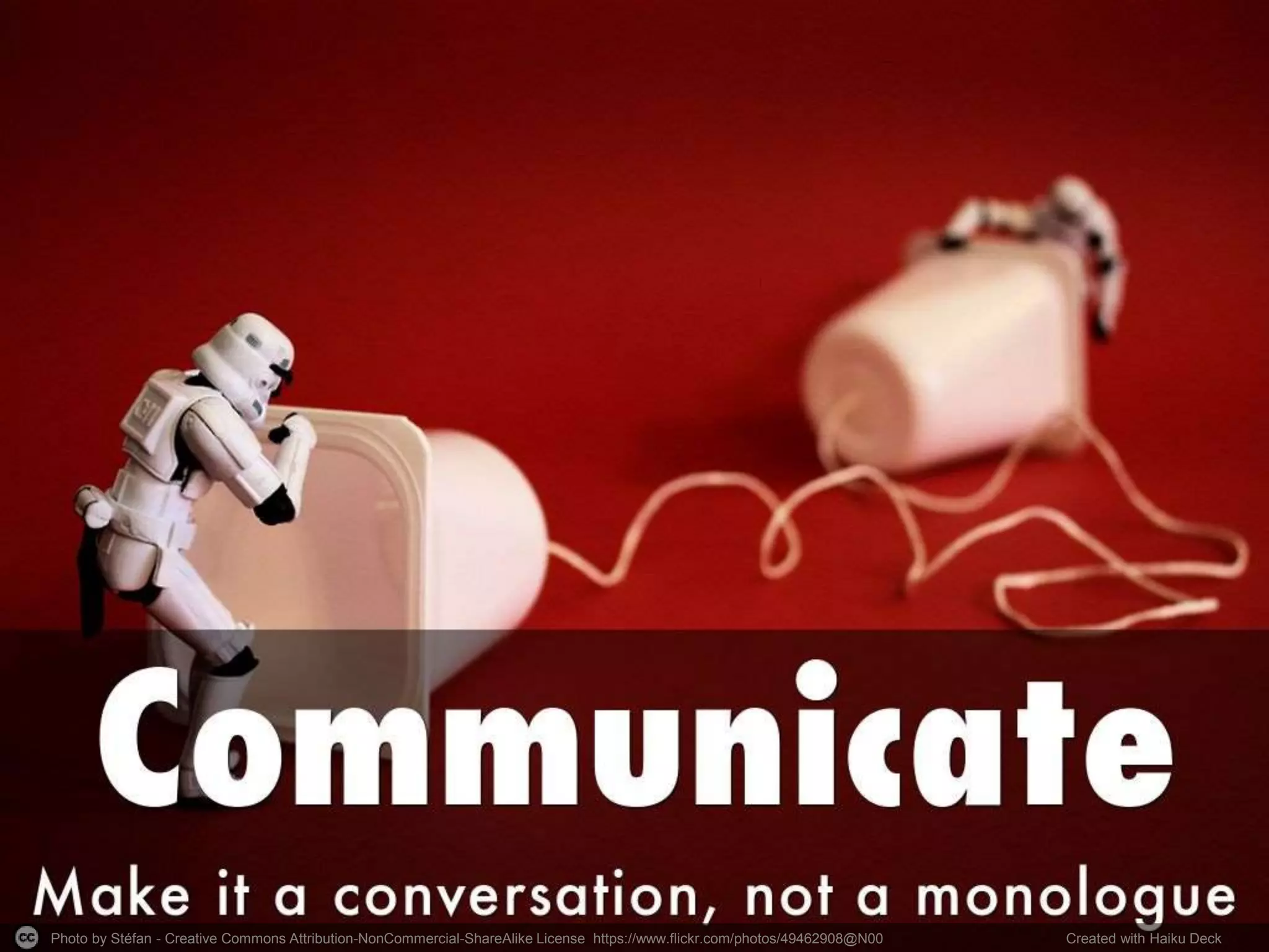 Photo by Stéfan - Creative Commons Attribution-NonCommercial-ShareAlike License https://www.flickr.com/photos/49462908@N00 Created with Haiku Deck
 