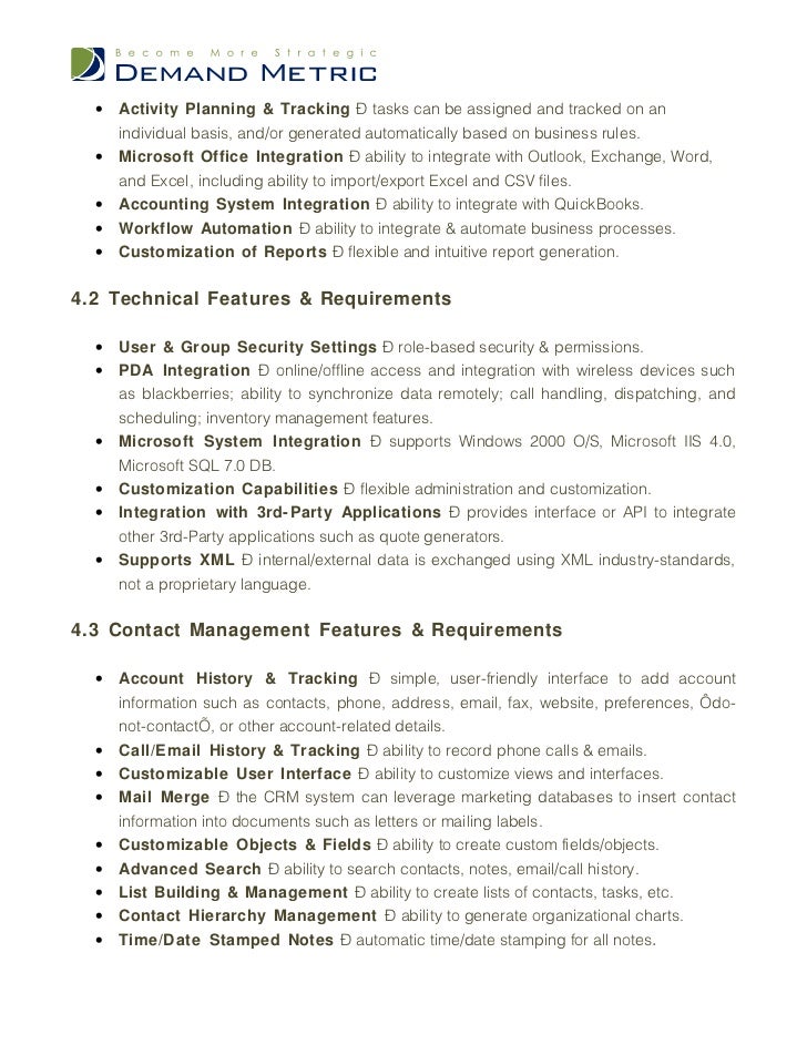 crm system rfp template office rules template