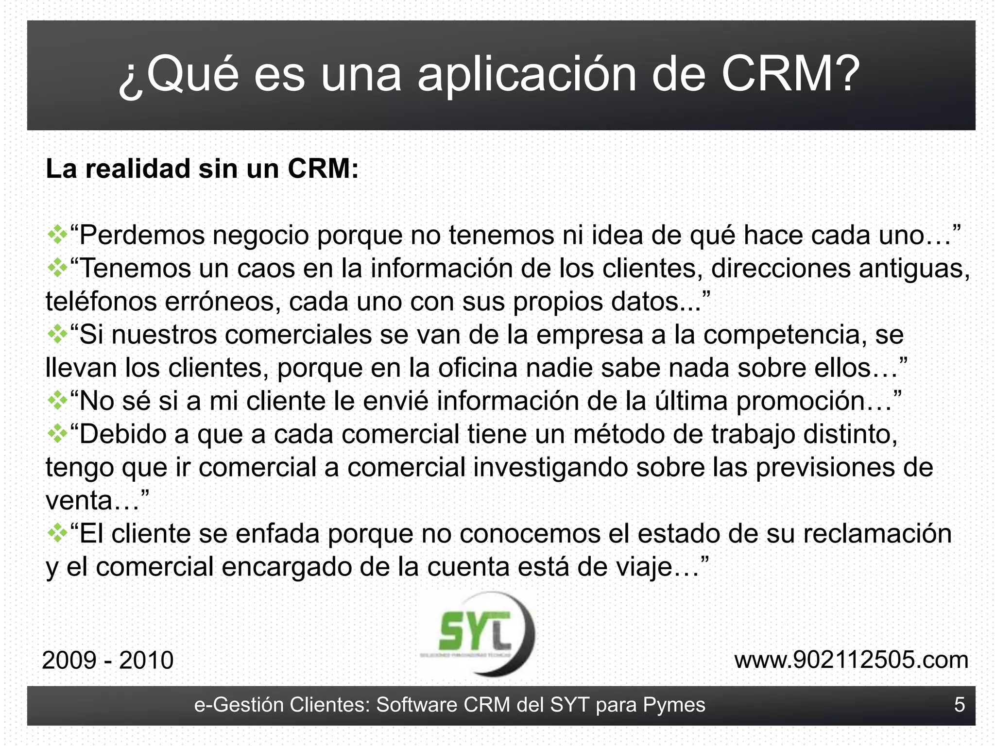 Consiste en una estrategia de gestión empresarial donde el cliente es el centro de todos los procesos  consigue retener, fidelizar y atraer clientes.