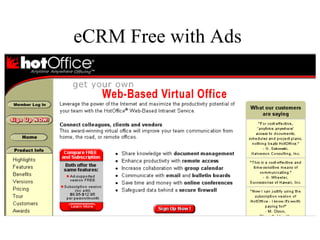 eCRM Free with Ads  