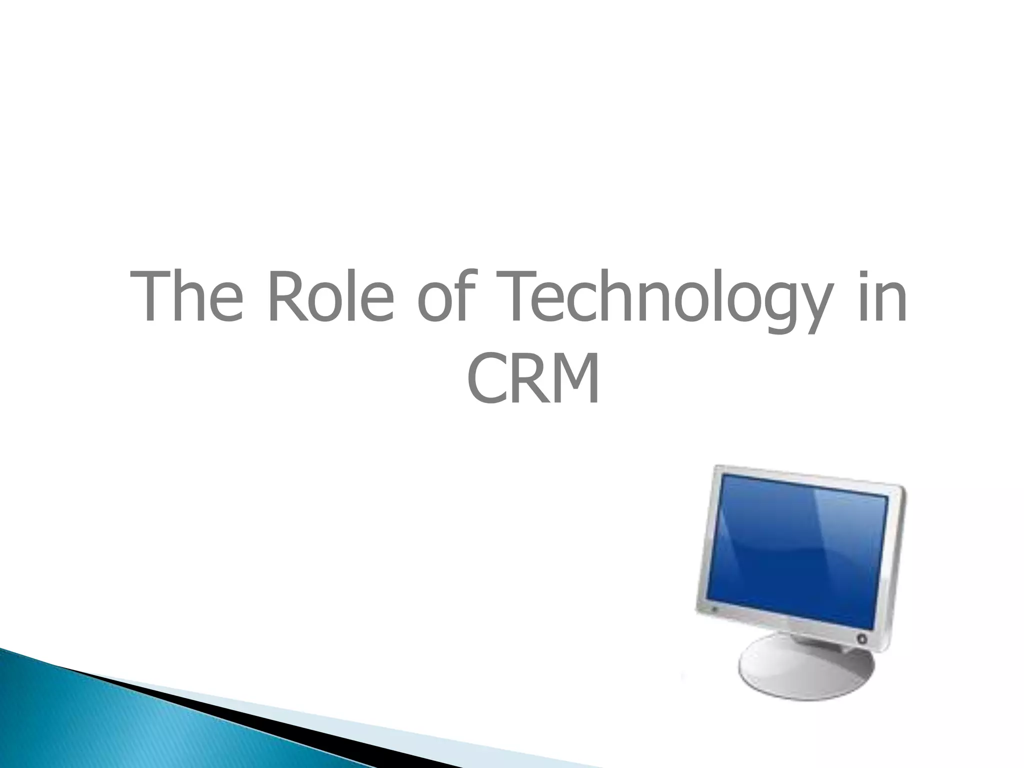 Customer Relationship Management (CRM): Theory and Practice