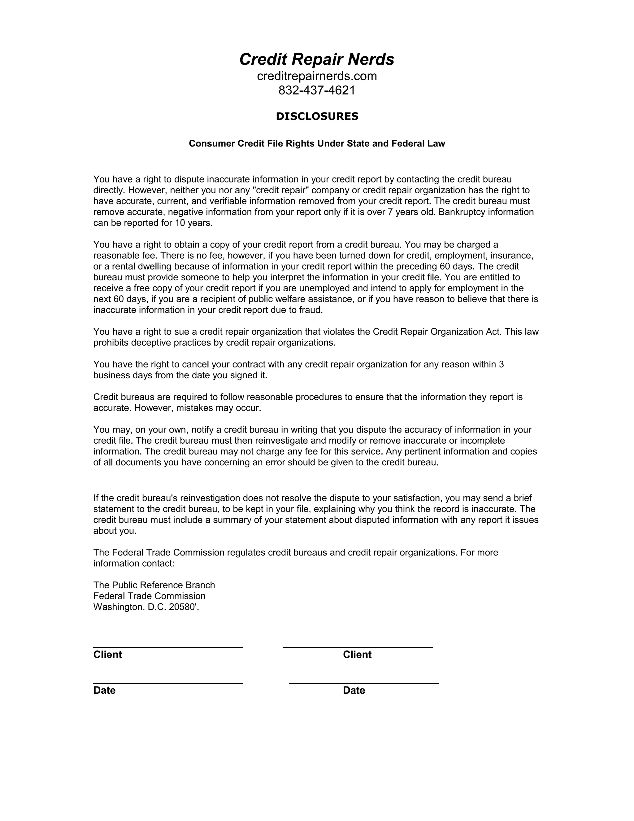 Crn disclaimer | PDF