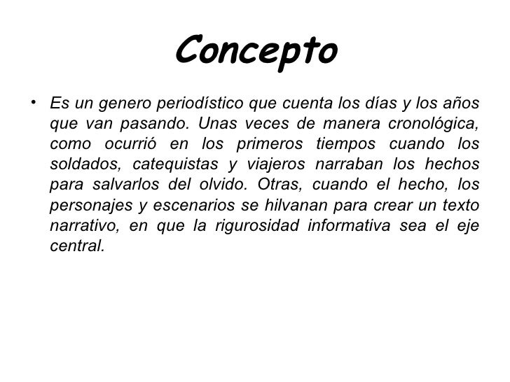 Crónica