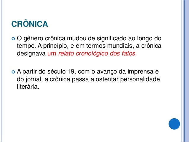 Qual É O Significado Da Palavra Crônica – IAFTP