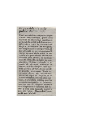 Crónica número cinco. 