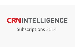 Subscriptions 2014

 