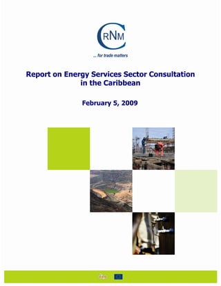Report on Energy Services Sector Consultation
              in the Caribbean

              February 5, 2009
 
