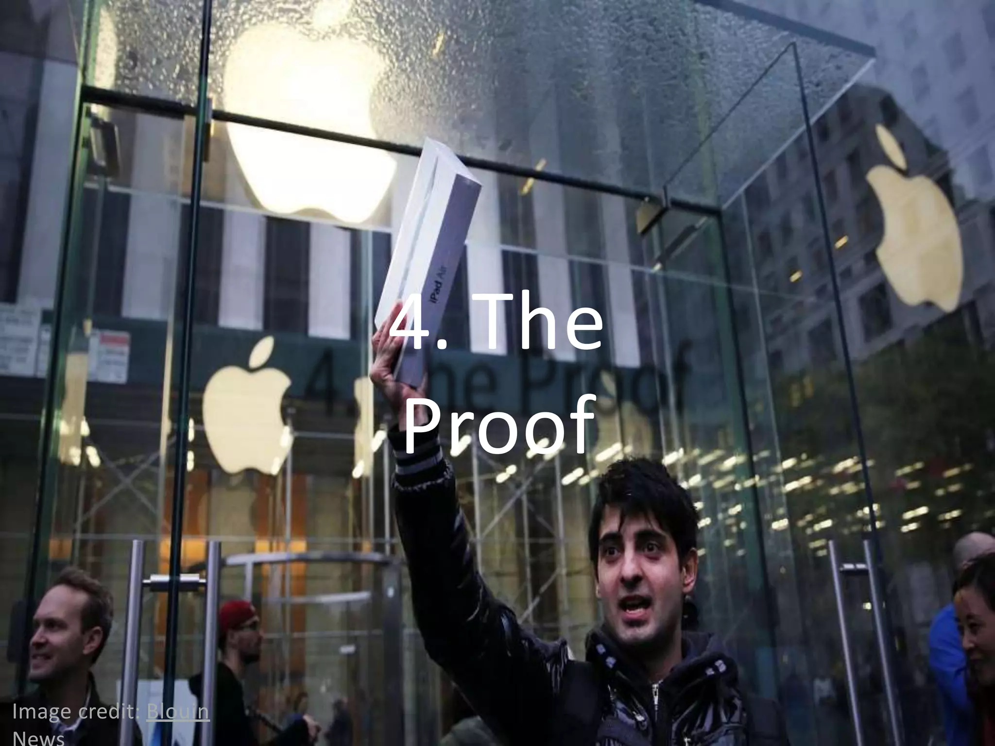 4. The
Proof
Image credit: Blouin
 