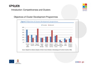 Introduction: Competitiveness and Clusters


  Objectives of Cluster Development Programmes
 
