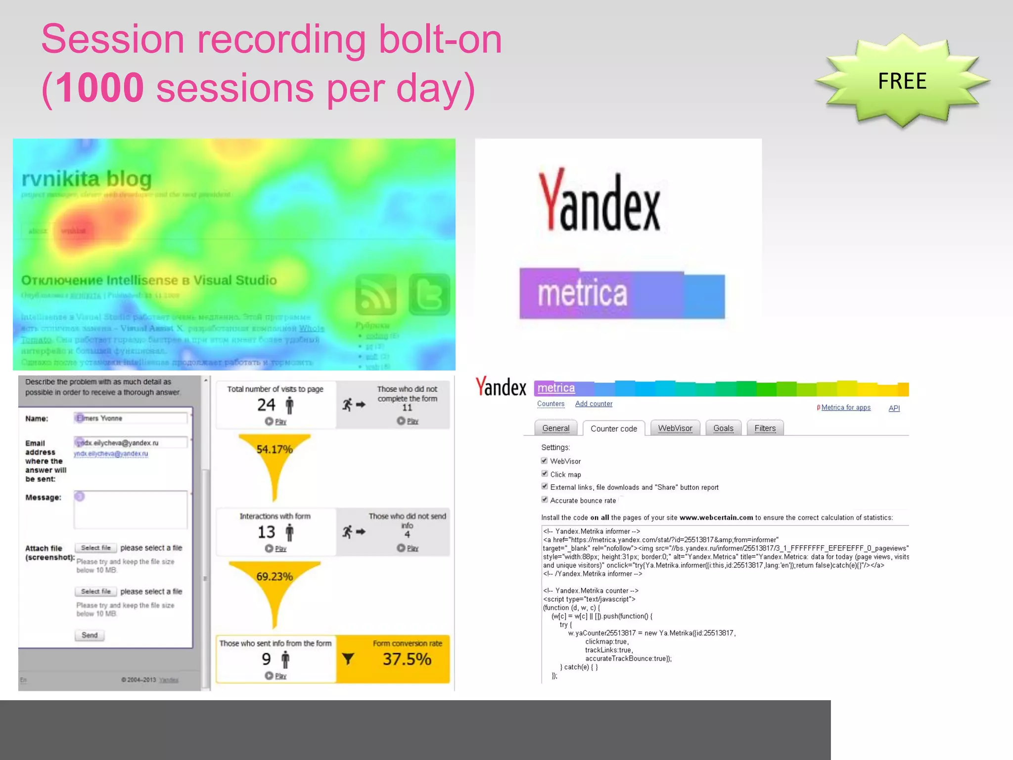 Automating
Analytics
Setup in 4 clicks...
 