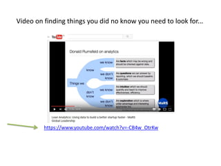 Video on finding things you did no know you need to look for...
https://www.youtube.com/watch?v=-CB4w_OtrKw
 