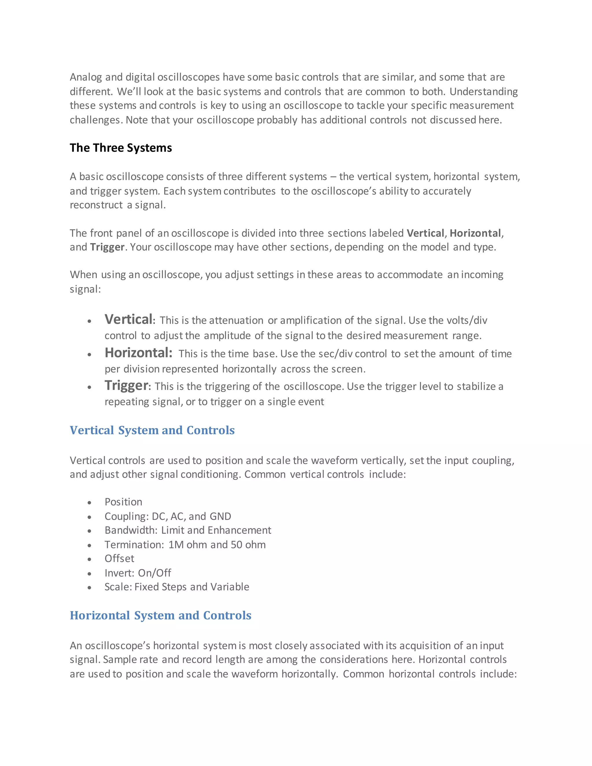 CRO and functional generator physics PDF