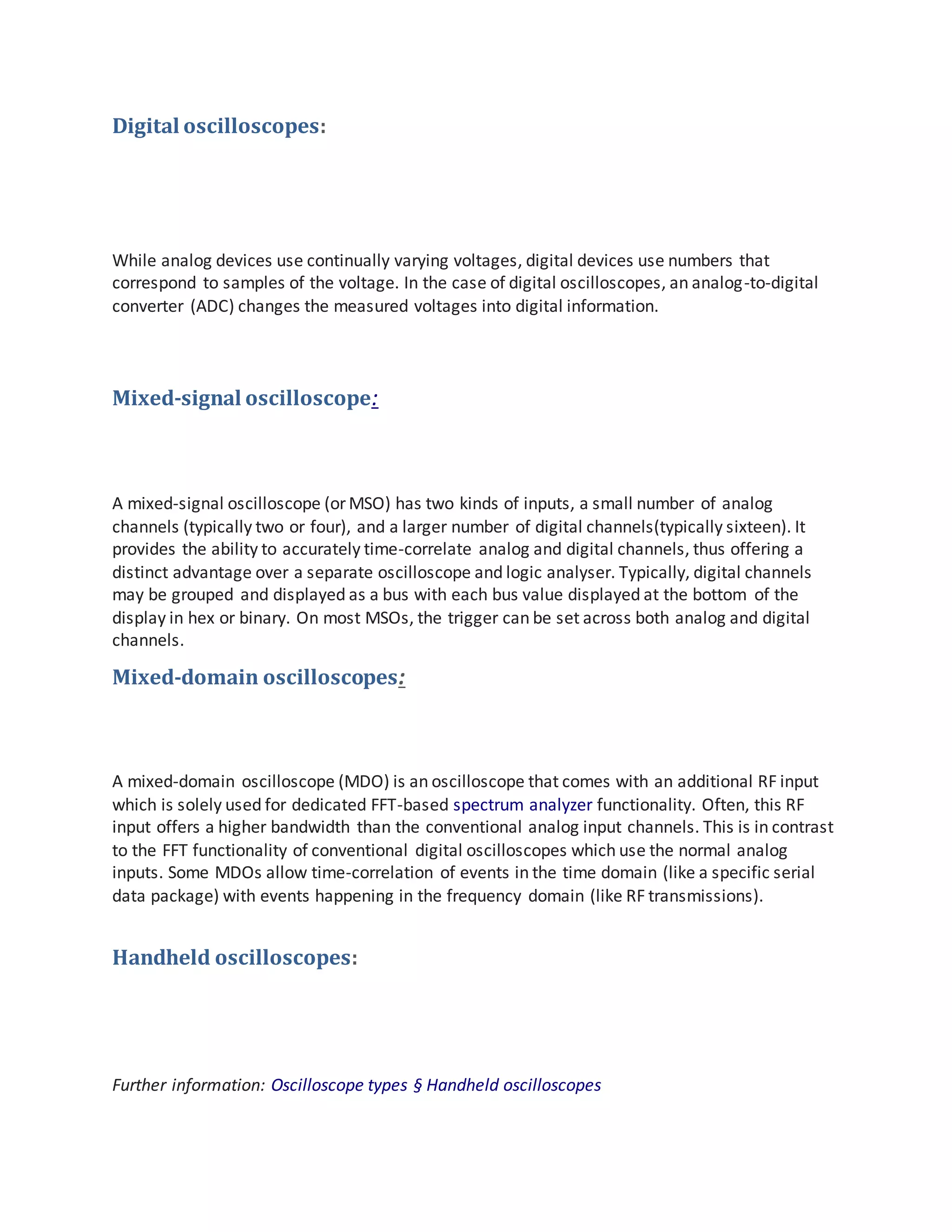 CRO and functional generator physics PDF