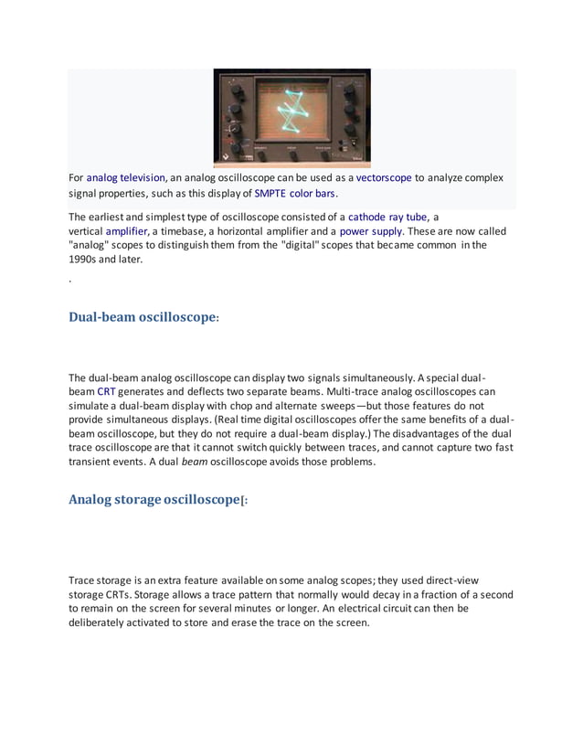 CRO and functional generator physics PDF