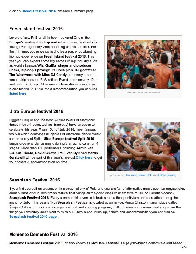 summer music festivals 2016