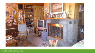 Lived in and loved living room.
 