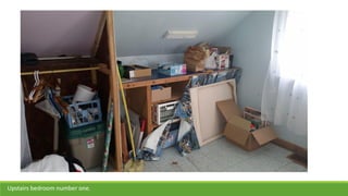 Upstairs bedroom number one.
 