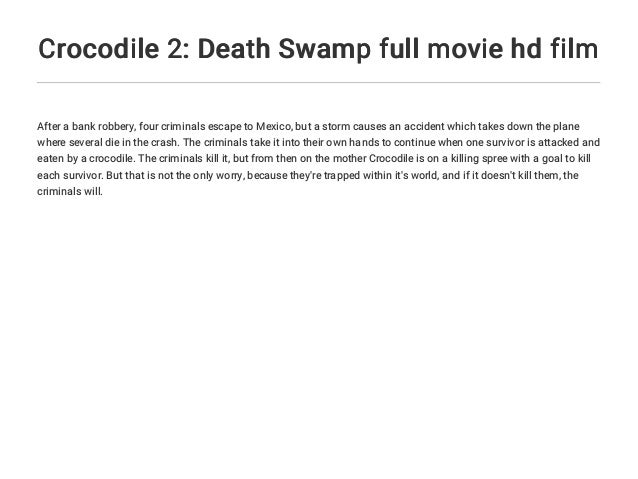 Amazon In Buy Crocodile 2 Death Swamp Dvd Region Free English Audio By Heidi Lenhart Dvd Blu Ray Online At Best Prices In India Movies Tv Shows