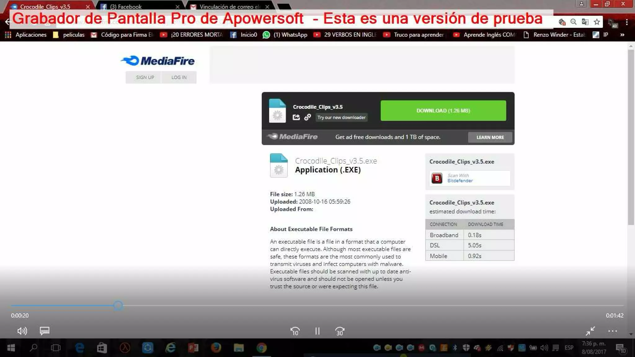 Descarga gratis Crocodile clips v3.5 PPT