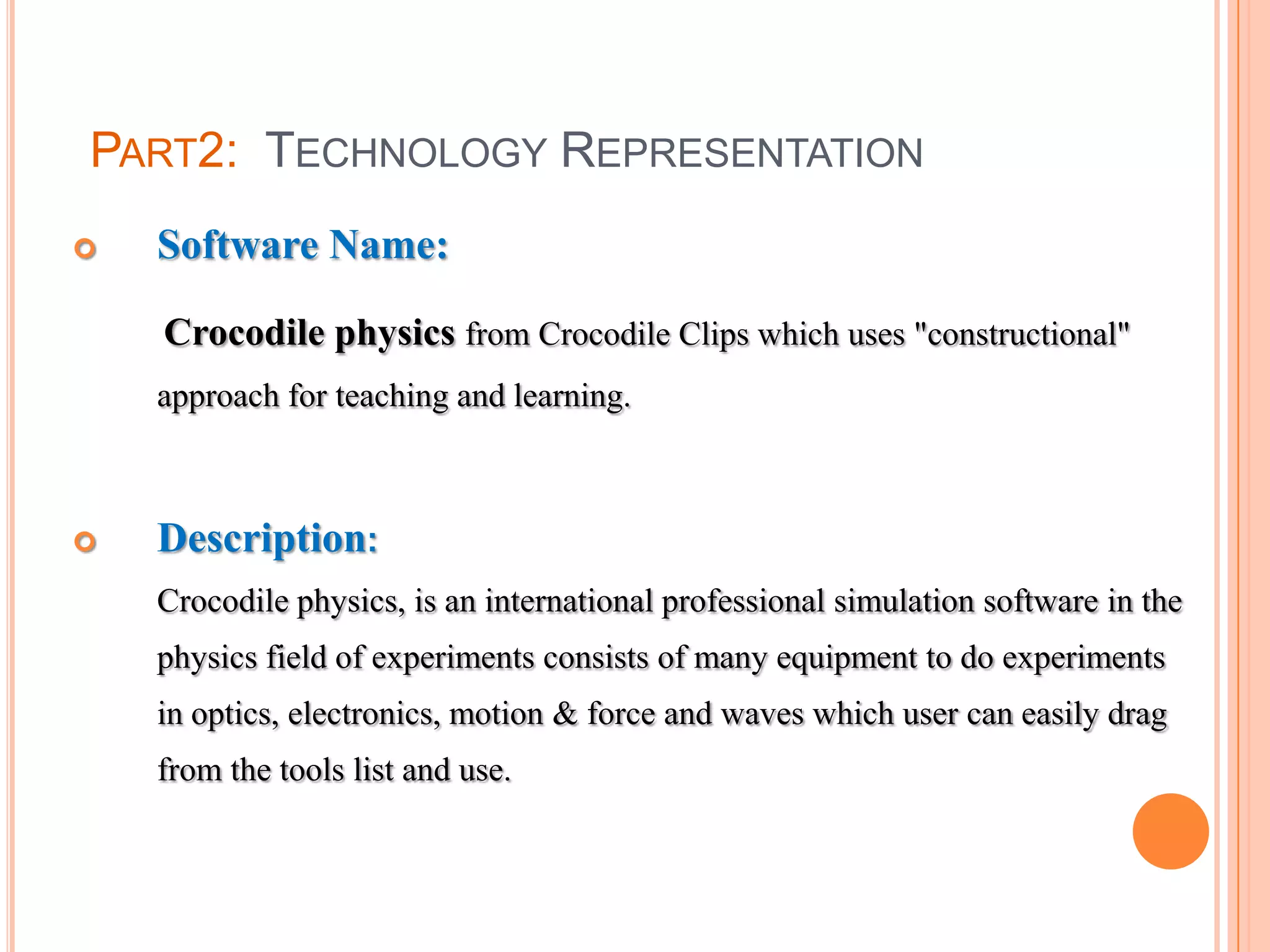 Student is an active participant in the learning process.