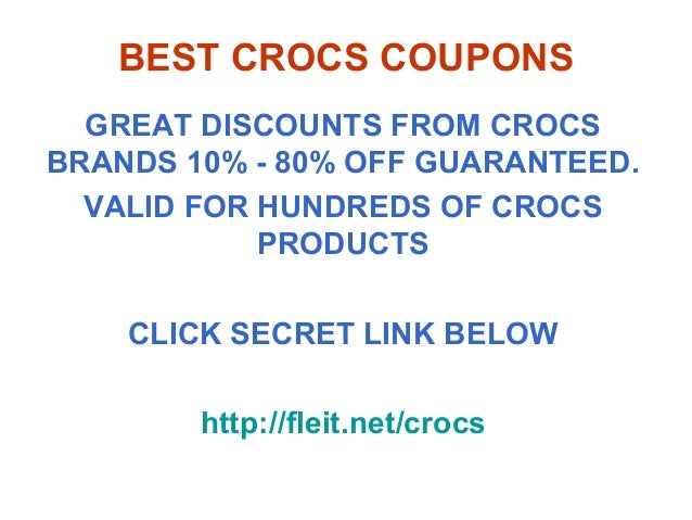 crocs code