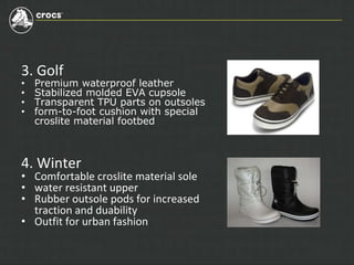 croslite material sole