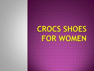 Crocs Shoes for WOMEN 