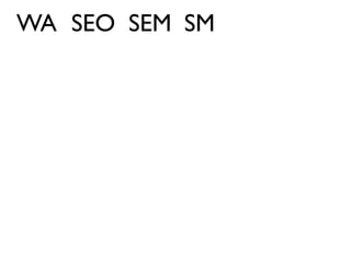 WA SEO SEM SM
 
