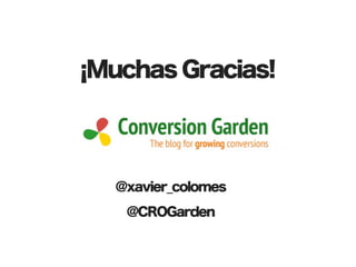 ¡Muchas Gracias!




  @xavier_colomes

   @CROGarden
 