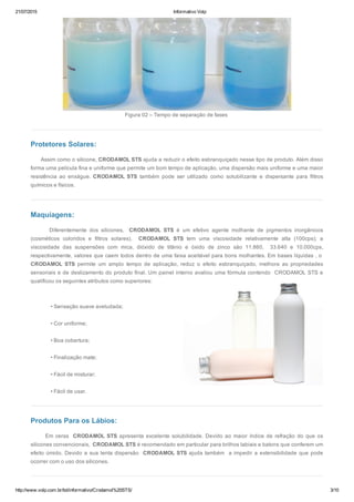 Crodamol sts | PDF