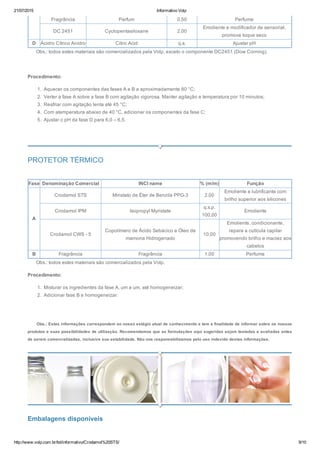 Crodamol sts | PDF