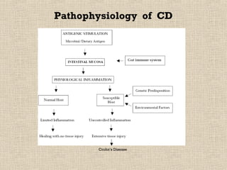 Pathophysiology of CD




       Crohn’s Disease
 