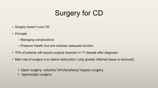 Crohn's diseases topic of general surgery | PPTX