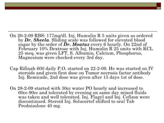 Slideing Scale Humlin R Crohn’s disease | PPT