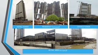 HOTELTOWER RESIDENCY (1,2,3,4,5) OFFFICETOWER
RETAIL AREA (1,2,3,4,5)
 