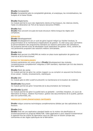 Croissance Divalto Avec Action Informatique