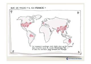 QUE SE PASSE-T-IL EN FRANCE ?

La croissance numérique reste faible alors qu’elle explose
dans d’autres zones du monde (Etats-Unis Asie
EtatsEtats Unis, Asie…)
et dans les nouveaux pays entrants de l Europe
l’Europe
Europe.

 